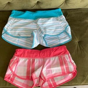 Various Lululemon Athletic Shorts